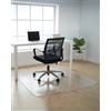 OZ HOME Tappetino Protettivo per Sedia da Ufficio OZ HOME - 90x120 CM - Antiscivolo, Atossico - Superficie Satinata Effetto Vetro - Protezione Trasparente per Parquet, Laminato e Pavimenti Duri
