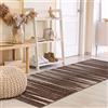 Mazovia Tappeto per Corridoio - Passatoia Corridoio Moderno - Tapis Salon, Chambre, Cuisine e Corridoio - Certifié Oeko-Tex - Tapis de Couloir au Metre - Marrone - 70x400 cm