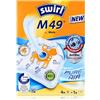 Swirl 4 Original SWIRL M49 sacchetti per aspirapolvere adatto per Miele Euroclassic 2000