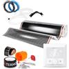 Termofol Riscaldamento Elettrico a Pavimento Set - Kit Riscaldamento con Termostato H5 Riscaldamento ausiliario Potenza 140W/m² - Superficie 1,5 m² Riscaldamento Elettrico a Pavimento