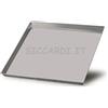 Siccardi Teglia quadrata professionale in alluminio per pizza e focacce - Cm 40 x 40 h 3