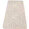 Casatessile Tappeto Cucina Antiscivolo Lavabile Modello Maioliche Liscio - Tappeto Corsia, Passatoia Corridoio - Beige, Lunghezza 280cm
