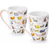 cha cult 2 tazza Dodo - Tazza di tè - tazza di caffè - Gatto motivo