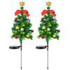 Accarugty Set di decorazioni natalizie con 13 palline di plastica a tema caramelle a forma di menta piperita, lecca-lecca e pigne, finitura glitterata e nastri da appendere all'albero e alle porte