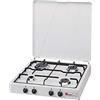 CFParker Fornello a gas Metano 4 fuochi Piano Cottura Made in Italy per uso esterno - 542CBGPm