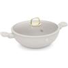 BerlingerHaus BERLINGER HAUS Padella wok con rivestimento in titanio e coperchio, 30 cm, collezione Sahara | Ecologica ed efficiente
