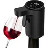 Generic Distributore di vino elettrico intelligente a 4 modalità: versamento automatico regolabile per casa, bar, ufficio, viaggi, campeggio e feste, vino, liquori, cocktail (nero)