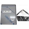 Fornoservice - VASSOIO INOX PASTICCERIA, ALTEZZA 1,5CM, CON ANGOLI APERTI PER VETRINA ROSTICCERIA, PANIFICIO (30x40 CM)