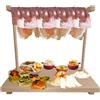 COSE DA CASA Tagliere appendi affettati cm 40x23 per aperitivo vassoio degustazione formaggi apericena Salumi prosciutto olive in legno