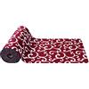 SaRani Tappeto Guida Passatoia Corsia Cucina Gomma Antiscivolo Fantasia Ghirigori Bordeaux (300x50 cm)