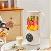 GIDRLL Macchina automatica per il latte vegetale 1400ml con 16 lame e funzione di riserva di 12 ore, estrattore di latte vegetale multifunzionale per soia, mandorle, avena, cereali (A)