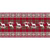 Generico Pellecchia Colori|Tappeto Cucina Antiscivolo Lavabile in Vinile | Passatoia Antimacchia in PVC/Cotone Interni ed Esterni Stampa Digitale CERVI TARTAN SCOZZESE (52 X 150, ROSSO)