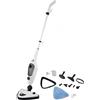 EMPOTEC Scopa a Vapore Elettrico Lava Pavimenti 1500W Pulisce e Disinfetta ogni Superficie Serbatoio 400ml + 12 Accessori Inclusi