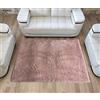 Home Tresor - Morbido Tappeto per Camera da Letto o Soggiorno | Tappeto Moderno da Interno | Misura cm. 70 x 130 Rosa Antico