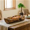 Kinaree Ciotola decorativa in legno di radice - Ciotola in teak legno massiccio - 55 - 65 cm frutta