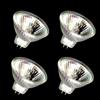 UGEFKMQ 4PC MR11 24V 50W Lampadine Alogena Riflettore MR11 con Attacco a 2 Pin G4 Spotlight Bianco Caldo per Luci Paesaggio, Luci A Binario 20W