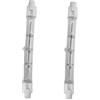 UGEFKMQ 5Pc R7S Lampadine Alogene Lineare R7S 78mm 118mm 189mm 254mm J Type Lampadina Alogena Lineari R7S 230V 100W 200W 500W 1000W 1500W Dimmerabile Bianco Caldo 118mm-200W