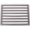 ARMYJY Griglia per camino in ghisa, quadrata, di ricambio, resistente, resistente alle alte temperature, 23,5 x 17 cm