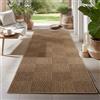 Carpetsale24 Tappeto per Interni ed Esterni, robusto, resistente alle intemperie e facile da pulire, con effetto juta naturale, ideale per soggiorno, cucina, terrazza, giardino e balcone, 80x250 cm