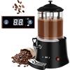 HESMAX Macchina per Cioccolata Calda Commerciale 10L/2,64Gal, con Riscaldatore per Bevande Calde a Controllo Temperatura Intelligente, Intervallo di Temperatura 86°F-194°F,XL 99W 6i3