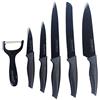 Royalty Line Set Coltelli 5 pz. in acciaio rivestiti manico carbonio e pelapatate in omaggio