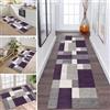 ZDYHMrj Tappeto lungo e antiscivolo, lavabile, per cucina e corridoio, tappeto lungo e viola, 50 x 300 cm