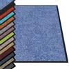 casa pura - Tappetino per Ingresso da interno Rhine tappetino antiscivolo e antipolvere, zerbino d'ingresso per interni, zerbino lavabile e ultra assorbente - Blu Fiordaliso - 200 x 200 cm