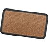 emmevi Zerbino Ingresso Antiscivolo Robusto Assorbente Tappeto Gommato Asciugapassi mod.WEST 25X60 BEIGE