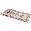Viterbo Biancheria Runner Striscia In Gobelin Jacquard Fiori Dis. Erica 40x100Cm - 45x140Cm (45x140Cm (7641))