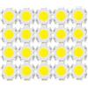 LIGHBIB 20Pcs 3W 5W 7W 10W LED Chip Sorgente LED Ad Alta Potenza COB Side 11mm Lampadina Faretto Faretto Lampade A Luce,Bianco Naturale 4000K,10 W