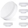 BVCL Lampada LED GX53 10W, 1000lm, Bianco Naturale 4000K, Non dimmerabile, Senza sfarfallio, Sostituzione AC/DC 190-260V lampade alogene GX53 da 100W, CRI> 80, 6pcs