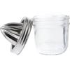 FESTFENDS Spremiagrumi Manuale in Acciaio Inox Tazza in Vetro 280Ml Dispositivo Pratico per Spremere Limoni e Agrumi per Uso Domestico e Cucina Compatta