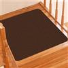 Lacut Tappetini per scale in legno, antiscivolo, per interni ed esterni, 78,7 x 78,7 cm, adatti per anziani, bambini e cani (78,7 x 78,7 cm, marrone)