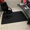 Surwin Tappetino per Sedia da Ufficio, Tappeto Protezione Pavimento Sedia Ufficio Antiscivolo Anti-Graffio per Pavimenti in Laminato, Parquet, Piastrelle e Pavimenti Duri (Nero,90x120cm)