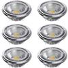 TPMAFF AR111 G53 LED Riflettore Lampadina 15 Watt COB 1500 Lumen (equivalente a 120W ES111) Angolo del fascio di 60° Faretto AC 85V -265V Non dimmerabile (confezione da 6)
