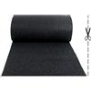 Olivo Tappeti OLIVO.shop | TWIST zerbino ricciolo vinilico, tappeto asciugapasso drenante antiscivolo, zerbino ingresso esterno gomma, nero varie misure (100x800 cm)