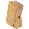 YUMILI Blocco Portacoltelli da Cucina in Legno Coltello da Cucina in Legno Portacoltelli Slot Per Coltelli Fori Multifunzionali Portacoltelli Strumento Per Coltelli