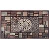 emmevi Zerbino Ingresso Robusto Spesso 1 Cm Pietre 3D Antiscivolo Assorbente Tappeto Entrata Casa Dis_B