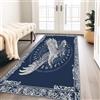 Generico Tappeto Da Corridoio Antiscivolo 60 x 180 cm, Tappeto Lungo Marina Da Cucina Lavabile Motivo Stile Vichingo Aquila Rune Per Ingresso Camera Da Letto Lavanderia Soggiorno