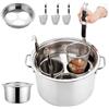 Générique Pasta Pot With Strainer Insert - Stainless Steel Cookware | Noodle Boiling Pot Set - For Home Busy Families Cooking Lovers Beginners /13.78x8.66 InchesMeal Prep Party Vegetables Soup Holiday