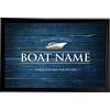 Artylicious Tappetino personalizzato per barca - Blue Speed Boat, yacht Boat, zerbino 60 x 40 cm B560