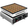 Begoniape Mini padella per pancake con rivestimento antiaderente a 36 fori, piastra per waffle, diametro foro: 4,5 cm, due pulsanti separati, 900 W
