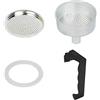 ARMYJY Guarnizione e filtro universale per macchina da caffè moka, guarnizione in silicone, compatibile con imbuto dosatore (9 tazze), ZJOQB7449OB7F819178E7