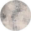 RugVista Mila, Tappeto, Moderni, Ø 200 cm, Rotonda, Pelo medio, Soggiorno, Sala da pranzo, Camera letto, Cucina, Lavabile solo a secco, oeko_tex_100, Grigio