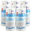 Generisch 5 x 2,5 pollici, 5 micron, filtro per acqua sedimentaria in polipropilene soffiato a fusione, cartuccia per acqua sedimentaria PP per tutta la casa, per acqua urbana e fontana, confezione da 8