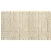 Olivo Tappeti OLIVO.shop | NATURAL tappeto bagno in cotone organico biologico, realizzato a mano, bio certificato, beige, 2 misure, trame geometriche assortite (ECRÙ FLOOR, 60X110 Cm)