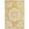 RugVista Nadia, Tappeto, Vintage, 200 x 300 cm, Rettangolare, Pelo medio, Soggiorno, Sala da pranzo, Camera letto, Cucina, Lavabile solo a secco, oeko_tex_100, Giallo