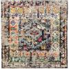 RugVista Cassiopeia, Tappeto, Orientali, 200 x cm, Quadrata, Pelo medio, Soggiorno, Sala da pranzo, Camera letto, Cucina, Lavabile solo a secco, Nero/Multi