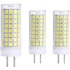 LEDLOCLB Lampadina LED 3PC Dimmerabile GY6.35 AC220V 110V 6w 9w 10w Piccola Mini Luce Di Mais In Ceramica 102 Led Sostituisce La Lampadina Alogena Da 100w,Bianco 220V,10W -102 LED 3 Pezzi
