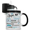 Generico ''Re del divano'' Tazza Magica Personalizzato con foto nome Cambia Colore con Calora Termica Idea regalo festa del papà babbo festa dei nonni natale